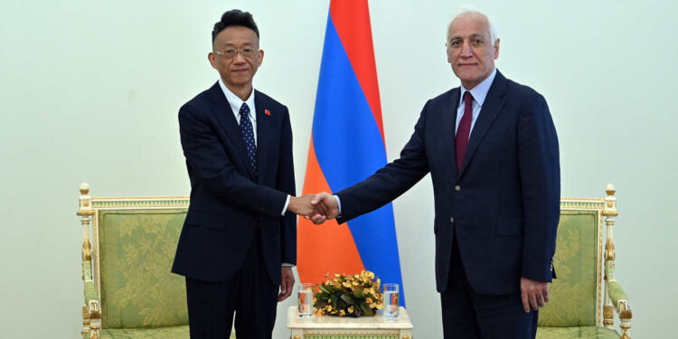 Հայաստանը Չինաստանի կարևոր գործընկերներից մեկն է. Չինաստանի նորանշանակ դեսպանն իր հավատարմագրերն է հանձնել ՀՀ նախագահին
