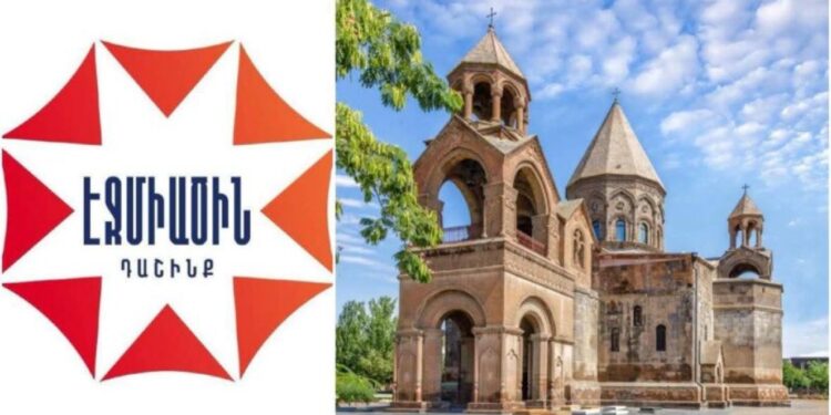 Հայոց պետականության բոլոր ինստիտուները ոչնչացրած և խարխլած հակահայերի ձեռքերը չեն հասնելու մեր ինքնության գլխավոր հենասյուն համարվող Սուրբ Տաճարին. «Էջմիածին» դաշինք