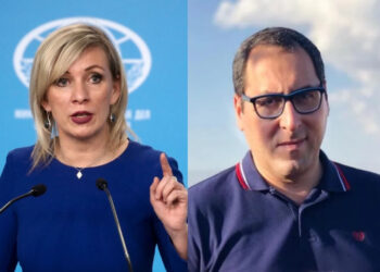 Զախարովայի և Հայկ Խալաթյանի վեճը՝ Արցախում խորհրդային հուշարձանների պղծման հարցի շուրջ