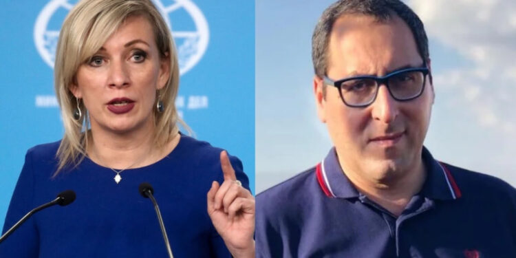 Զախարովայի և Հայկ Խալաթյանի վեճը՝ Արցախում խորհրդային հուշարձանների պղծման հարցի շուրջ