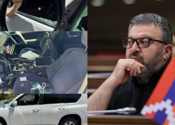 Կոտրել են  ԱԺ պատգամավոր Գառնիկ Դանիելյանի ավտոմեքենայի դիմապակին ու հայելիները