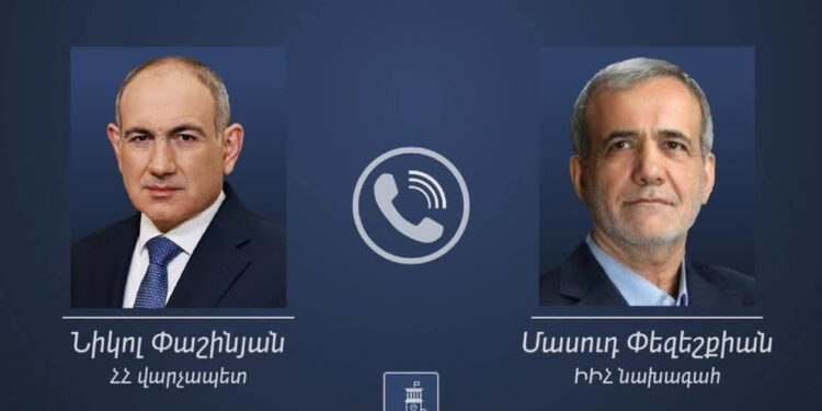 Փաշինյանը և Իրանի նախագահը քննարկել են տարածաշրջանային անվտանգությանն առնչվող հարցեր