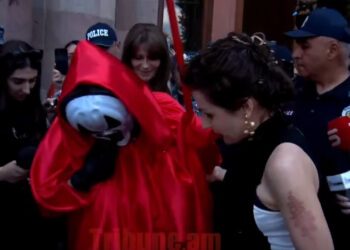 Անցաթուղթ՝ դժոխքի դեսպանին. ոստիկանները խոչընդոտեցին. տեսանյութ