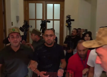 Ինչպե՞ս է ՊՊԾ-ն բռնի ուժով լրագրող Վահե Մակարյանին դուրս հանում ԱԺ-ից. տեսանյութ
