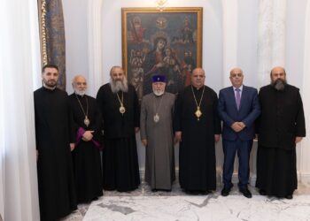 Ամենայն Հայոց Կաթողիկոսն ընդունել է Լիբանանից ժամանած Քույր Եկեղեցիների ներկայացուցիչներին