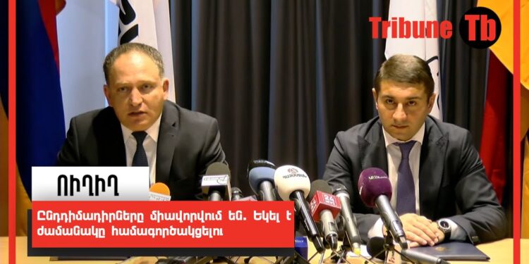 Ընդդիմադիրները միավորվում են. եկել է ժամանակը համագործակցելու. ՈւՂԻՂ