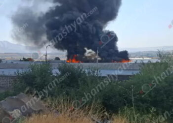 Խոշոր հրդեհ՝ Գետամեջի թռչնաֆաբրիկայում