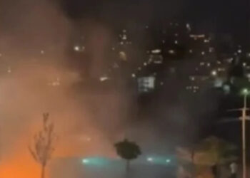 Հրդեհ է բռնկվել Մանկական երկաթուղու մոտակայքում