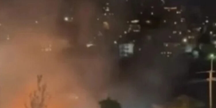 Հրդեհ է բռնկվել Մանկական երկաթուղու մոտակայքում