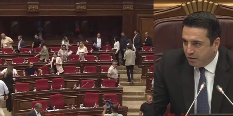 Լքե՛ք, ցտեսություն. ընդդիմությունը բոյկոտեց Օհանյանին անձեռնմխելիությունից զրկելու մասին նիստը. տեսանյութ