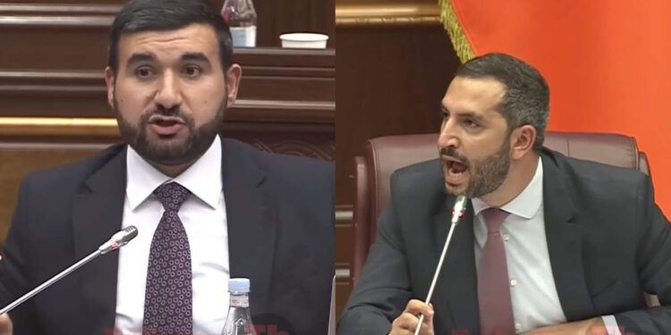 Վահագն Ալեքսանյանի և Ռուբինյանի միջև ԱԺ-ում լարված միջադեպ տեղի ունեցավ. տեսանյութ