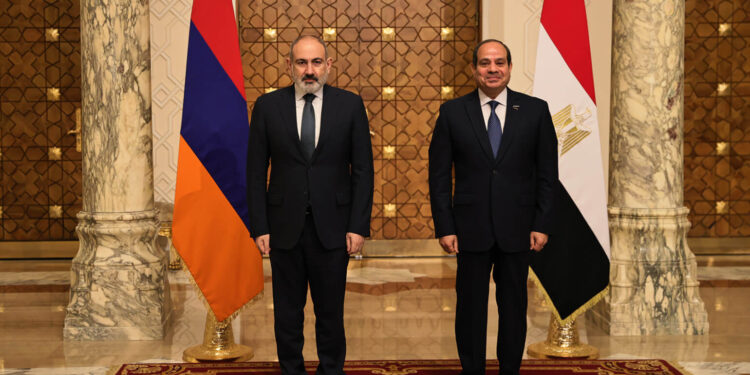 «Հայաստանն ուշադիր հետևում և աջակցում է Միջին Արևելքում և Աֆրիկայում խաղաղության ու կայունության հաստատմանն ուղղված Եգիպտոսի միջնորդական ջանքերին». Փաշինյանը՝ Ալ-Սիսիին