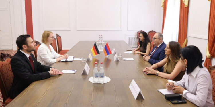 Վլադիմիր Վարդանյանն ու ՀՀ-ում Գերմանիայի դեսպանը քննարկել են ՀՀ քաղաքացիների համար ԵՄ վիզաների ազատականացմանն առնչվող հարցեր