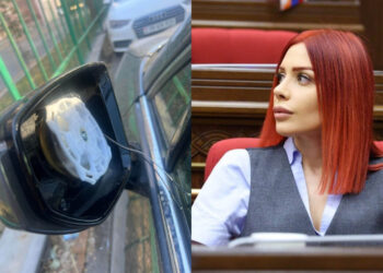 Թալանել են Ագնեսա Խամոյանի ավտոմեքենան