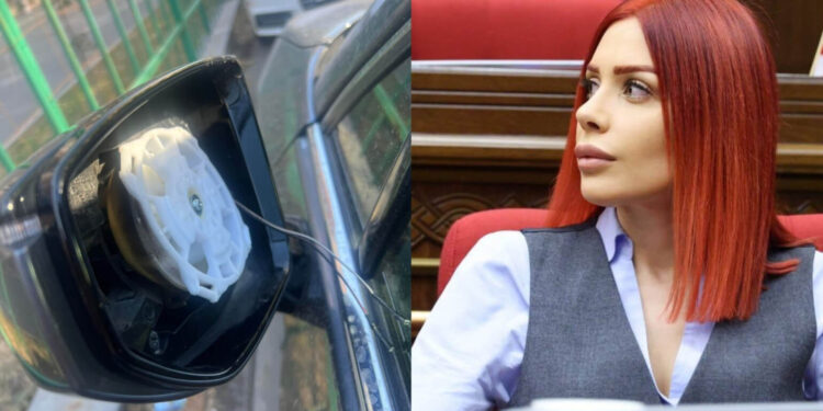Թալանել են Ագնեսա Խամոյանի ավտոմեքենան