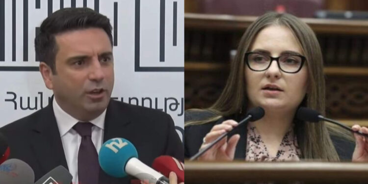 Բա դու ինչի՞ բանտում չես. Ալեն Սիմոնյանը՝ Քրիստինե Վարդանյանին. տեսանյութ