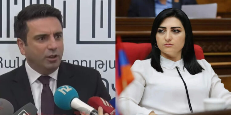 Հորդորում եմ Թագուհի Թովմասյանին զբաղվի իր խմբակցության ղեկավարի ադեկվատությամբ. Ալեն Սիմոնյան. տեսանյութ