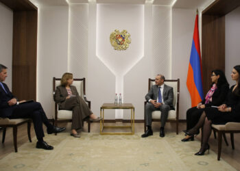 Արմեն Գրիգորյանն ու Քրիստինա Քվինը քննարկել են ՀՀ-ի և ԱՄՆ-ի միջև ստորագրված փոխըմբռնման հուշագրերի իրագործմանն ուղղված քայերի ընթացքը