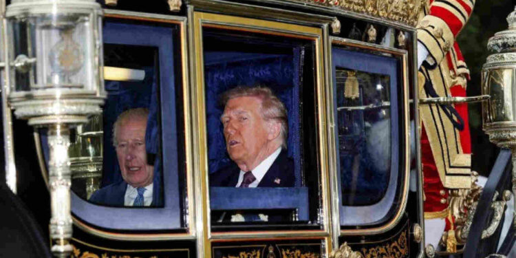 Չարլզ III թագավորը Թրամփին հանդիսավոր կերպով ընդունել է Վինձորի ամրոցում