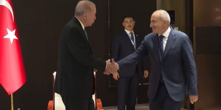 Չինաստանում հանդիպել են Փաշինյանն ու Էրդողանը. տեսանյութ