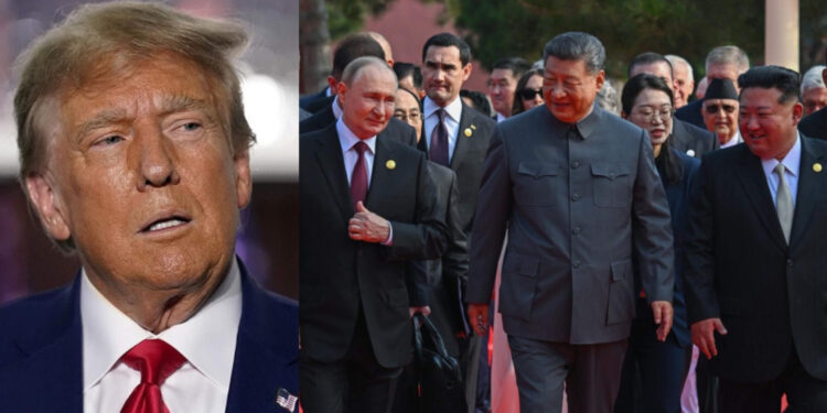 Թրամփը կարծում է՝ Սի Ծինփինը, Պուտինը և Կիմ Չեն Ընը «ԱՄՆ-ի դեմ դավեր են նյութում»