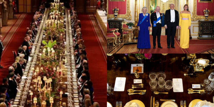 113-ամյա կոնյակ, ֆրանսերենով ճաշացանկ և 1,500 սպասք․ ի՞նչ են մատուցել Դոնալդ Թրամփի պատվին կազմակերպված թագավորական ընթրիքի ժամանակ. լուսանկարներ