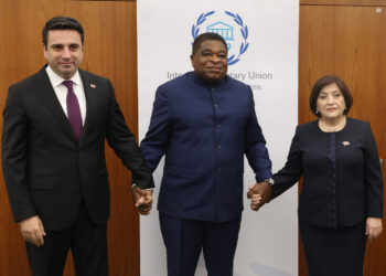 «Ընդգծեցինք կառուցողական երկխոսությունը շարունակելու կարևորությունը». Ալեն Սիմոնյանը՝ Ադրբեջանի խորհրդարանի նախագահի հետ հանդիպման մասին