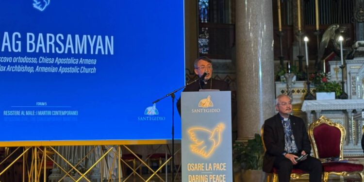 «Եկեղեցին շարունակում է աղոթել և գործել՝ հոգ տանելով Արցախից տեղահանվածների մասին». Խաժակ սրբազանը՝ Հռոմում