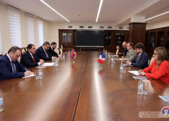 Պապիկյանն ու Ֆրանսիայի դեսպանը քննարկել են տարածաշրջանային ու միջազգային անվտանգությանն առնչվող օրակարգային հարցեր