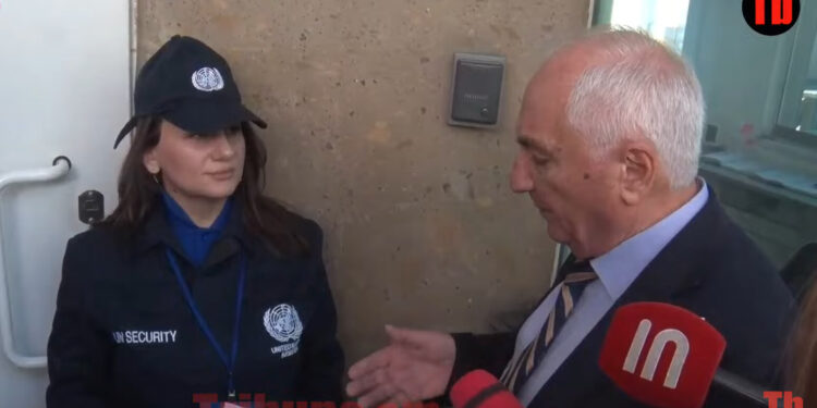 Ակցիայի մասնակիցները հայտարարություն հանձնեցին ՄԱԿ-ին. տեսանյութ