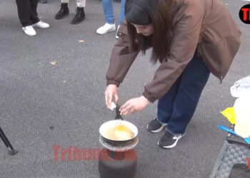 Աստղիկներով ձվածեղ` դատարանի բակում. տեսանյութ