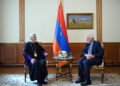 Վահագն Խաչատուրյանն ընդունել է Անթիլիասից ժամանած Շահան արքեպիսկոպոս Սարգիսյանին