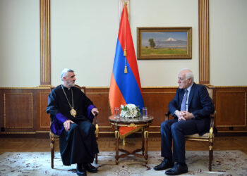 Վահագն Խաչատուրյանն ընդունել է Անթիլիասից ժամանած Շահան արքեպիսկոպոս Սարգիսյանին