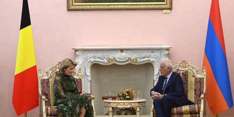 Վահագն Խաչատուրյանը Բելգիայի թագուհու հետ քննարկել է երկկողմ հարաբերությունները