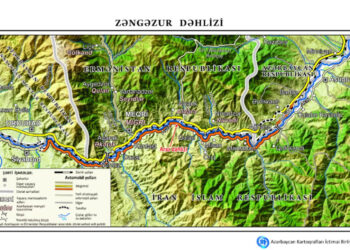 «Ադրբեջանի քարտեզագիրներ» ասոցիացիան պատրաստել է այսպես կոչված «Զանգեզուրի միջանցքի» քարտեզը