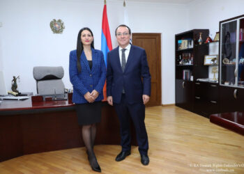 ՄԻՊ-ը ԼՂ-ից տեղահանված անձանց իրավունքների պաշտպանության հարցը քննարկել է ԵԱՀԿ ԽՎ փոխնախագահի գլխավորած պատվիրակության հետ