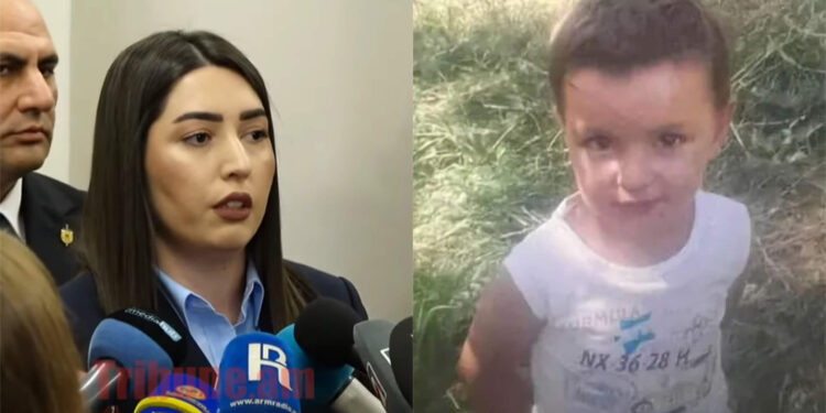 3-ամյա երեխային սպանել է հայրը՝ խեղդամահ անելով. ՆԳ նախարար. տեսանյութ