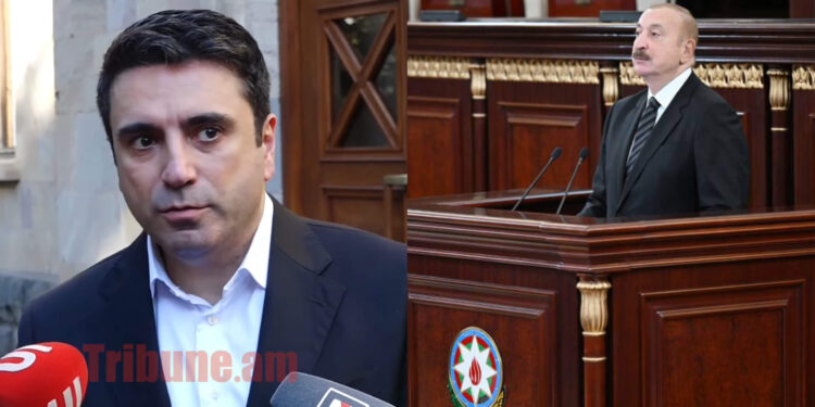 Շատ վատ ա անում, որ Սևանի անունը փոխում ա. Ալեն Սիմոնյանը՝ Գյոյչա ասող Ալիևին. տեսանյութ