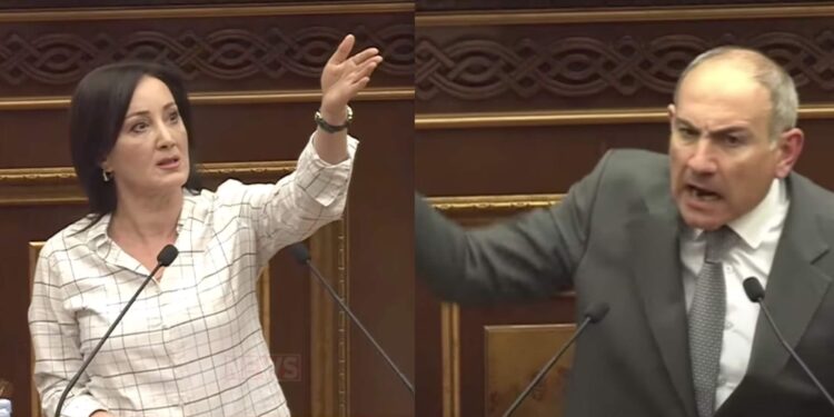 Անճոռնի բառապաշարով քեզ ով ես զգում, Նիկո՛լ, էս խայտառակությունը քո ճակատին է. Անժելա Թովմասյան. տեսանյութ