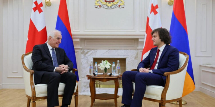 Վահագն Խաչատուրյանն Իրակլի Կոբախիձեի հետ քննարկել է երկու երկրների միջև հարաբերությունների հետագա զարգացման հեռանկարները