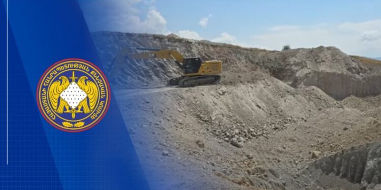 Զորակ բնակավայրում ապօրինի հանքային զանգվածի տեղահանման դեպք է բացահայտվել