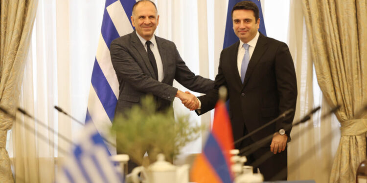 Ալեն Սիմոնյանը Հունաստանի ԱԳ նախարարի ուշադրությունն է հրավիրել Ադրբեջանում գտնվող գերիների, ապօրինի պահվող և անհետ կորած համարվող անձանց խնդրին