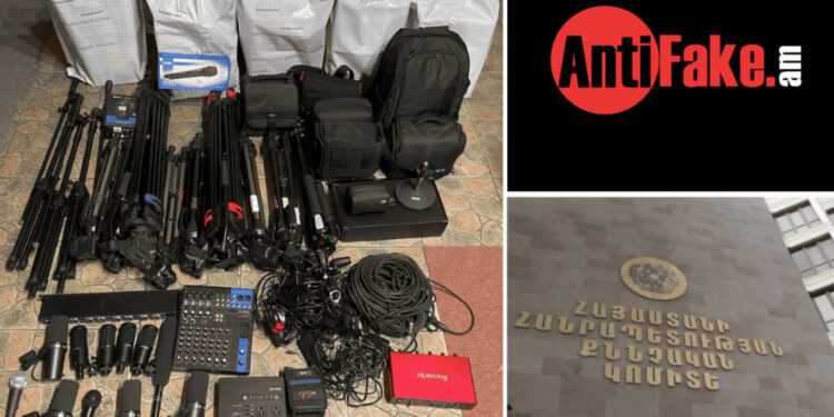 Քննչական կոմիտեն վերադարձրել է AntiFake լրատվական կայքից առգրավված տեխնիկայի մի մասը
