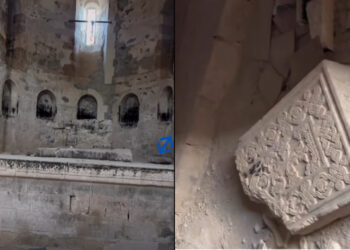 Ադրբեջանցիները վшնդալիզմի են ենթարկել օկուպացված Արցախում գտնվող Երից Մանկանց վանքը