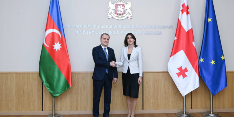 Վրաստանի միջոցով նավթամթերքի արտահանման հարցը քննարկվել է Բայրամով–Բոճորիշվիլի զրույցում