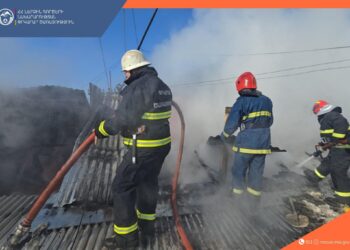 Երևանում հրդեհ է բռնկվել Սարի Թաղի Որմնադիրներ փողոցում. մարվել է մեկ ժամում