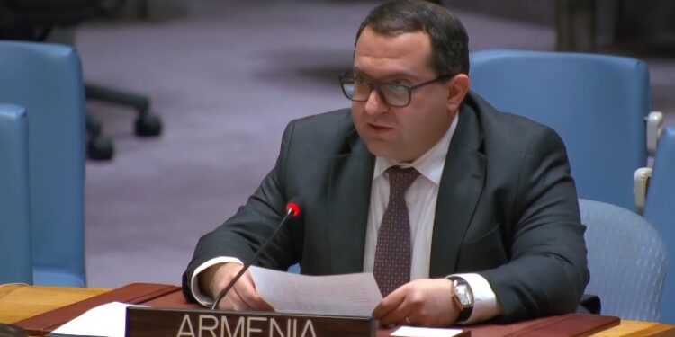 ՄԱԿ-ում ՀՀ մշտական ներկայացուցչի տեղակալը ելույթ է ունեցել Անվտանգության խորհրդի բաց քննարկմանը