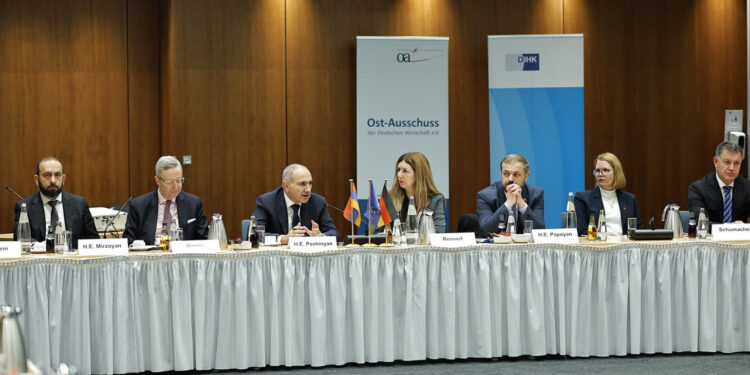 ՀՀ Կառավարությունը շահագրգռված է Գերմանիայի հետ տնտեսական կապերի հետևողական զարգացմամբ և ընդլայնմամբ․ Փաշինյանը՝ գերմանացի գործարարներին