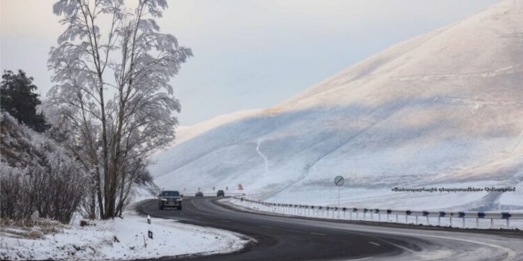 Սաստիկ բքի պատճառով փակ է Թթուջուր–Նավուր ավտոճանապարհը