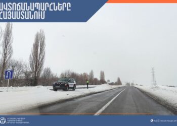 ՀՀ տարածքում ավտոճանապարհները հիմնականում անցանելի են․ փակ են Ամբերդ տանող ճանապարհները